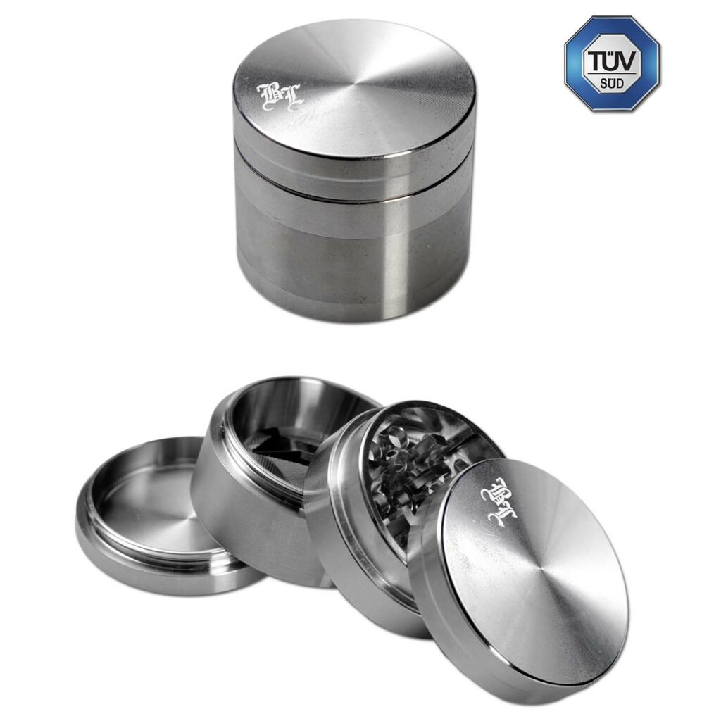 Black Leaf Edelstahl-Grinder 4-tlg