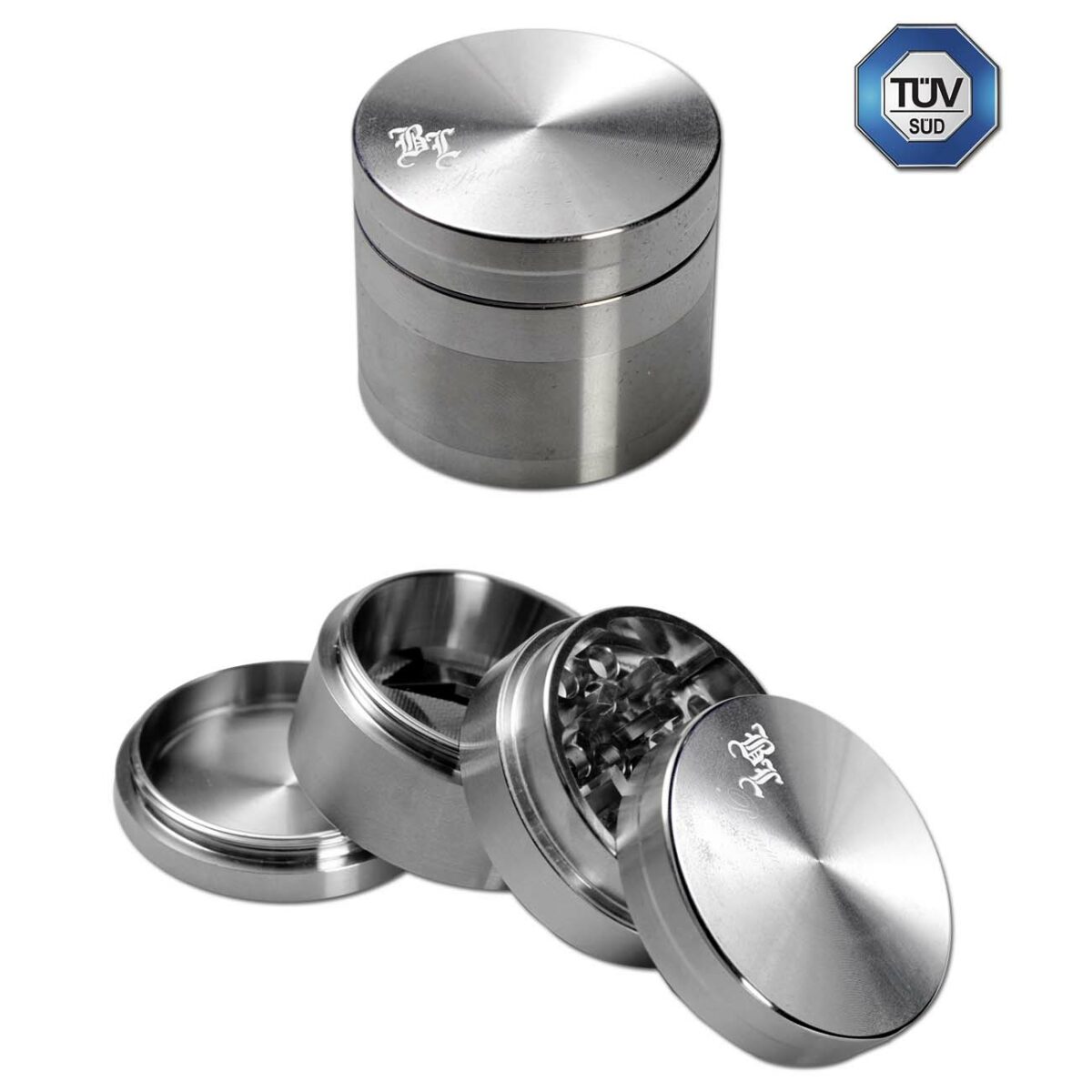 Black Leaf Edelstahl-Grinder 4-tlg Black Leaf Edelstahl-Grinder 4-tlg