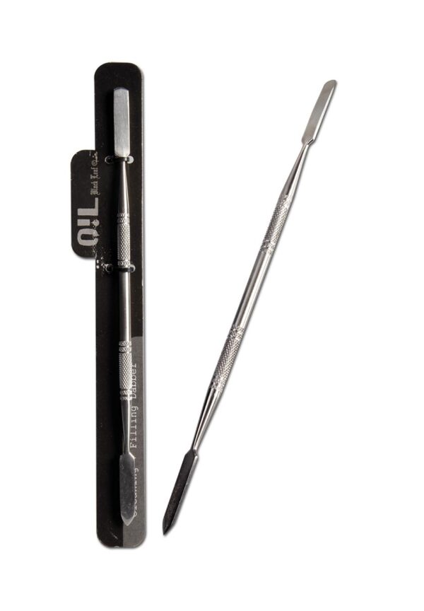 Oil Black Leaf Oil Black Leaf Edelstahl-Werkzeug Löffel und SchaberEdelstahl-Werkzeug Löffel und Schaber