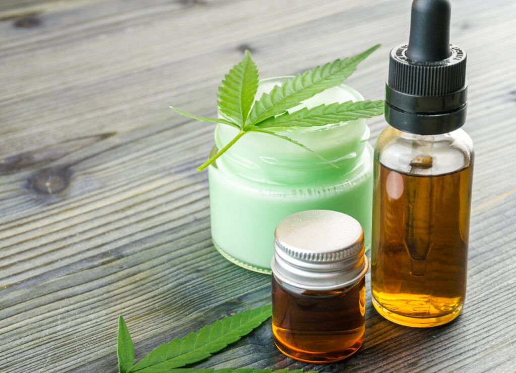 Cannabis CBD ointment cream moisturizer and oils