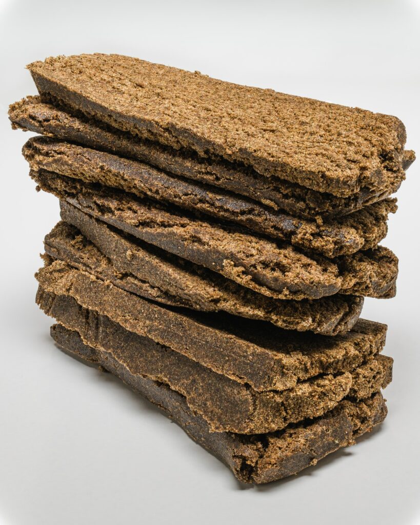 Stacked bars of Hash (concentrated Kief)