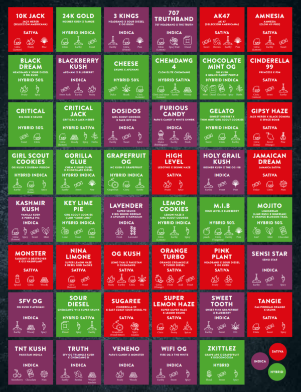 terpene-sorten-aroma-sativa indica-hybrid