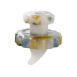 Carb Cap "Crazy" aus Glas Ø 30mm im Farbmix