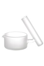 Cockle Glasschale sandgestrahlt mit Ablage für Dabber