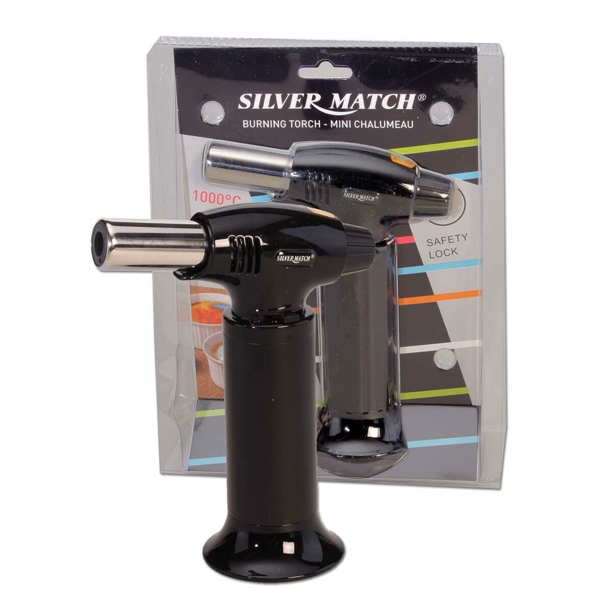 Silver Match Brenner mit blauer Flamme Silver Match Brenner mit blauer Flamme